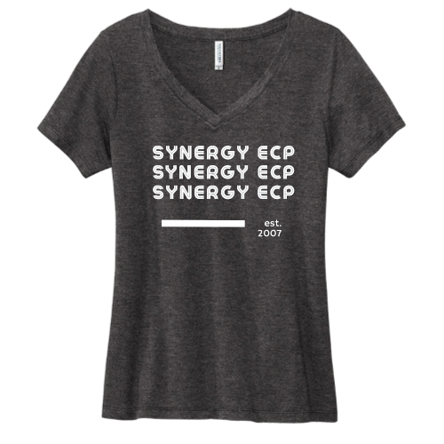 SynergyECP - Volunteer Knitwear Women's Daily V-Neck Tee USA-Made - v3