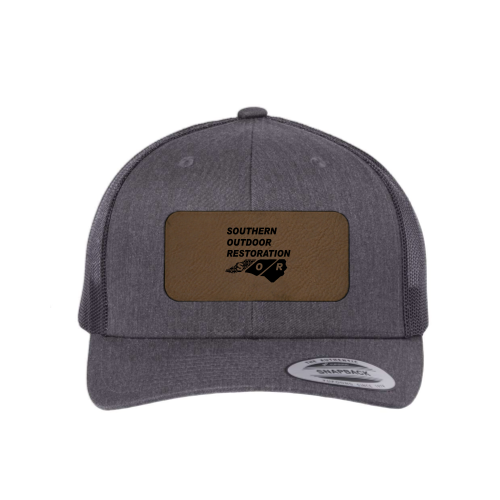 Southern Outdoor Restoration - Leather Patch Adult Trucker Cap