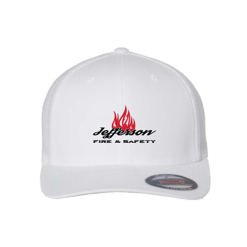 JeffersonFireSafety - Adult 6-Panel Trucker Cap