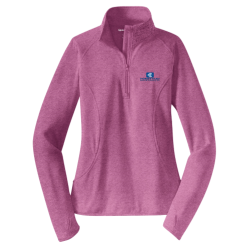 Homestead Sport-Tek Ladies Sport-Wick Stretch 1/2-Zip Pullover
