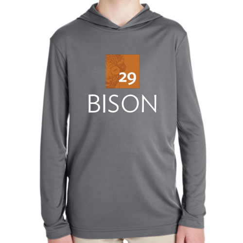 29Bison Youth Zone Performance Hooded T-Shirt