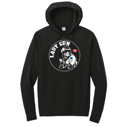 ShotGunLawEnforcementMC - Sport-Tek Sport-Wick Flex Fleece Pullover Hoodie v11 "Lady Gun"
