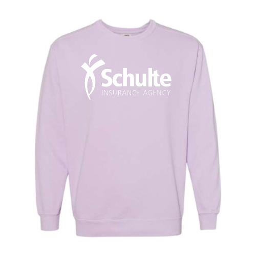 SchulteInsurance - Pigment Dyed Crewneck Sweatshirt