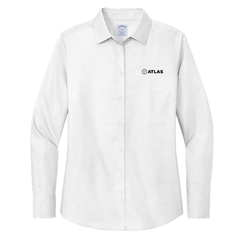 Atlas Mobility - Brooks Brothers Women's Wrinkle-Free Stretch Nailhead Shirt v5