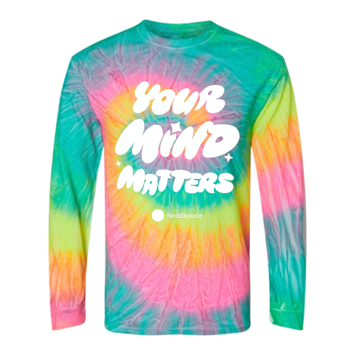 Headspace - Tie-Dyed Long Sleeve T-Shirt Eternity - v2