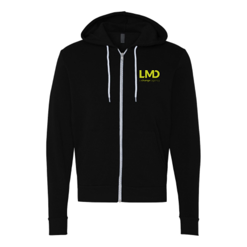 LMDAgency - Unisex Sponge Fleece Full-Zip Hooded Sweatshirt