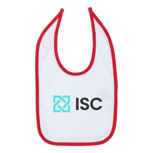 ISC - Rabbit Skins Infant Contrast Trim Premium Jersey Bib