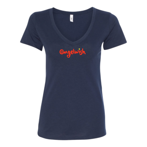 Angelwish Next Level Womens V-Neck 1540