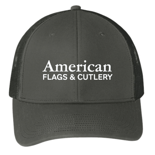 American Flags and Cutlery - Port Authority Snapback Trucker Cap v2