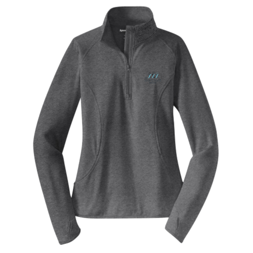 TheBlanchardInstitute - Sport-Tek Ladies Sport-Wick Stretch 1/2-Zip Pullover v1