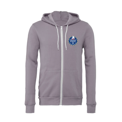 CentralElementary - Unisex Sponge Fleece Full-Zip Hooded Sweatshirt