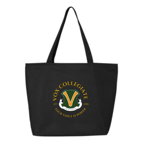 VOXCOLLEGIATE - 24.5L Canvas Zippered Tote