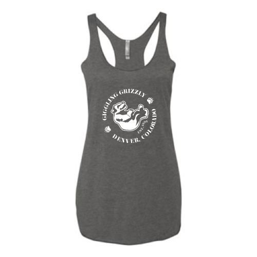 GigglingGrizzly - Next Level Apparel Women’s Tri-Blend Racerback Tank - v1