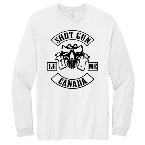 ShotGunLawEnforcementMC - Volunteer Knitwear Chore Long Sleeve Tee USA-Made V6 "Canada"