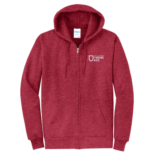 FindingKids - Port & Company Classic Full-Zip Hooded Sweatshirt