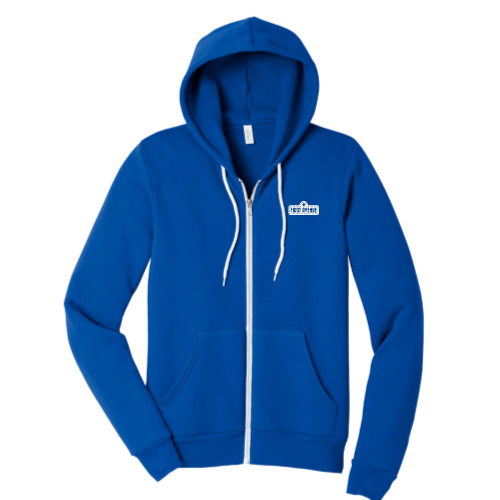 FirstAvenue - Unisex Sponge Fleece Full-Zip Hooded Sweatshirt