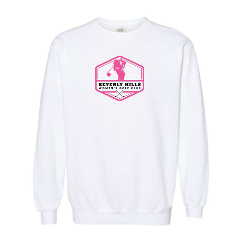 BeverlyHillsWomensGolfClub - Unisex Pigment-Dyed Crewneck Sweatshirt