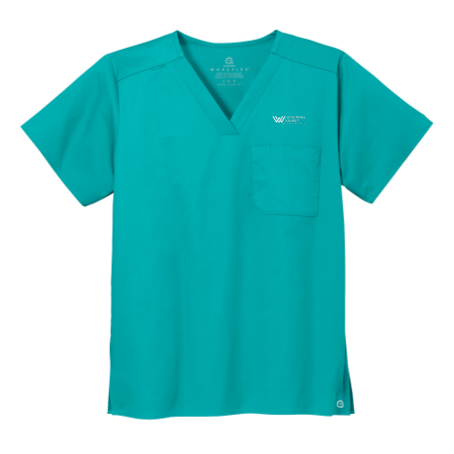 WVBH - WonderWink Unisex WorkFlex Chest Pocket V-Neck Top