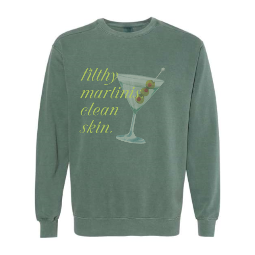 JamesStreetMedSpaTeam - Pigment-Dyed Crewneck Sweatshirt v1