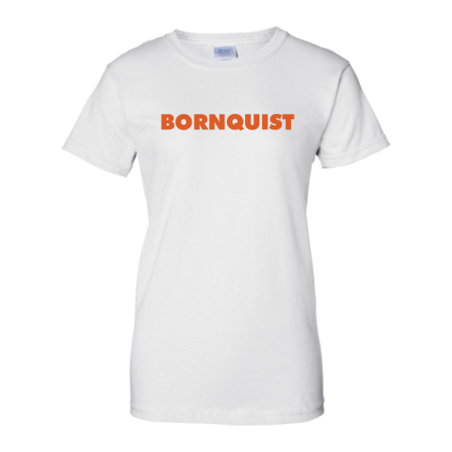 Bornquist - Ladies Ultra Cotton 6oz. T-shirt - Written Logo