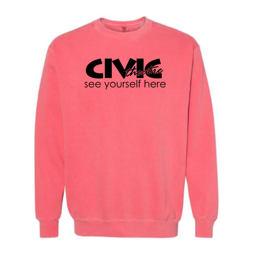 CivicTheatreMerch - Pigment-Dyed Crewneck Sweatshirt