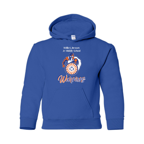 WillieBrownJr.MiddleSchool - Heavy Blend Youth Hooded Sweatshirt