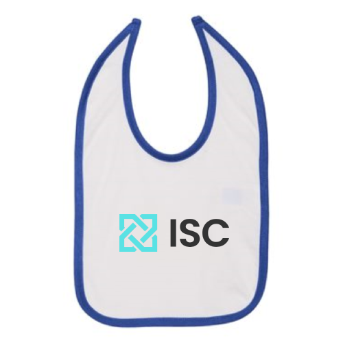 ISC - Rabbit Skins Infant Contrast Trim Premium Jersey Bib