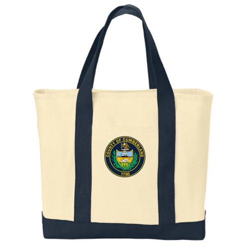 Cumberland County PA - Port & Company 2-Tone Shopping Tote