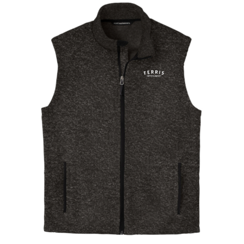 FerrisCoffee - Sweater Fleece Vest - Main Logo