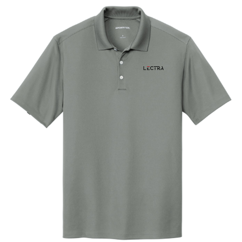 Lectra - Sport-Tek - Men's UV Micropique Polo - White / Grey