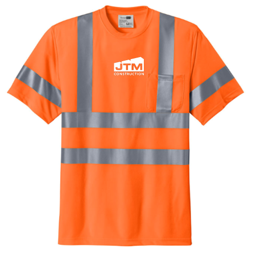 JTMConstruction - CornerStone ANSI 107 Class 3 Short Sleeve Snag-Resistant Reflective T-Shirt