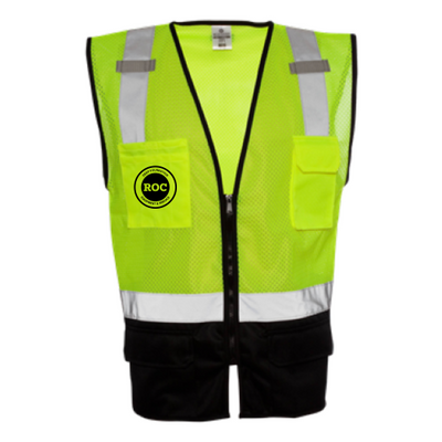 RocEquipmentEmployee - Class 2 Black Bottom Vest