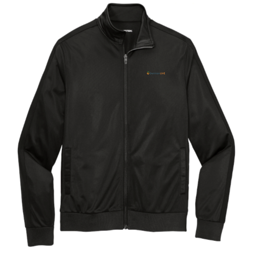 DietitianLive - Sport-Tek Tricot Sleeve Stripe Track Jacket