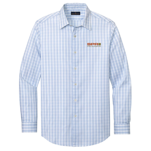 SPRPackaging - Brooks Brothers - Men's Tech Stretch Pattern Shirt