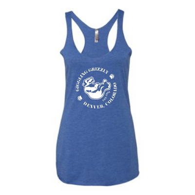GigglingGrizzly - Next Level Apparel Women’s Tri-Blend Racerback Tank - v1