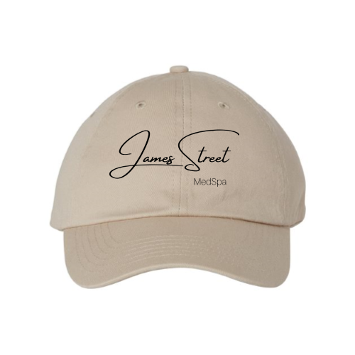 JamesStreetMedSpa - Adult Bio-Washed Unstructured Cap v2
