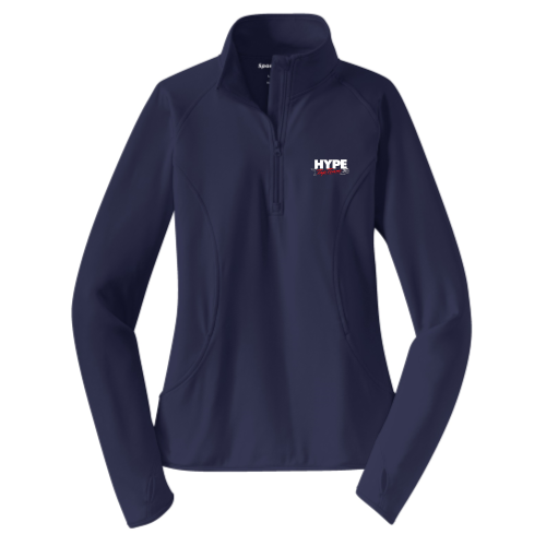 Hype Tap Team - Sport-Tek Ladies Sport-Wick Stretch 1/2-Zip Pullover