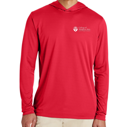 College of Adaptive Arts - Men's Zone Performance Hooded T-Shirt