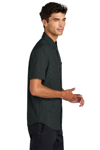 Deep Black Triangle Print