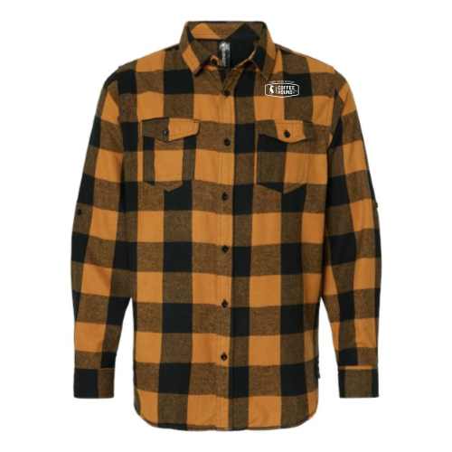 Coffee Hound - Yarn-Dyed Long Sleeve Flannel Shirt