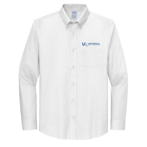 UniversalRetirement - Brooks Brothers Wrinkle-Free Stretch Nailhead Shirt White