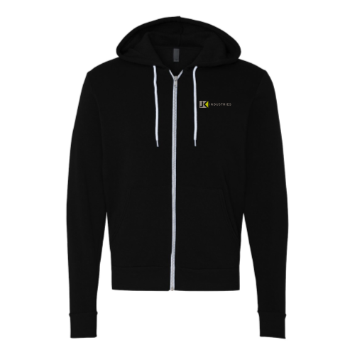 JKIndustries - Unisex Sponge Fleece Full-Zip Hooded Sweatshirt