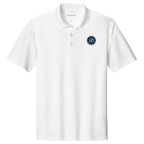 127Construction - Sport-Tek UV Micropique Polo - White