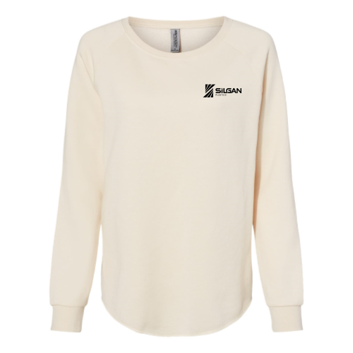 SilganPlastics - Independent Trading Women's California Wave Wash Crewneck Sweatshirt