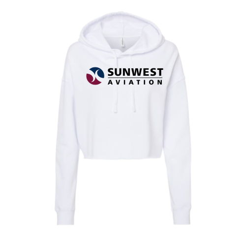Sunwest Aviation - Independent Trading Women's Crop Hoodie