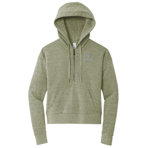 InMind Services - District Women's Perfect Tri Fleece 1/2-Zip Pullover v2
