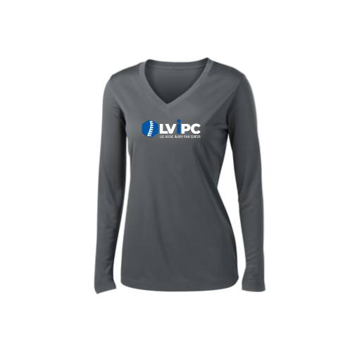 LViPC Sport Tek - Ladies Long Sleeve V Neck Competitor Tee