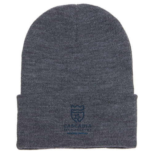 CascadiaTechAcademy - Grey Cuffed Knit Beanie Yupoong