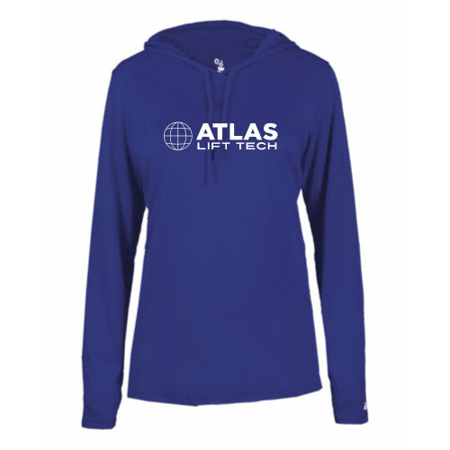 AtlasLiftTech - B-Core L/S Ladies Hood Tee