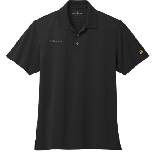 Synoptek - Brooks Brothers Men's Mesh Pique Performance Polo